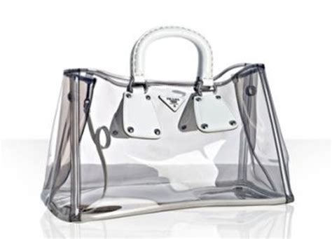 borsa mare prada trasparente|borse prada.